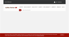 Desktop Screenshot of kaffee-partner-shop.de