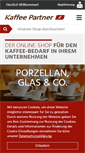 Mobile Screenshot of kaffee-partner-shop.de